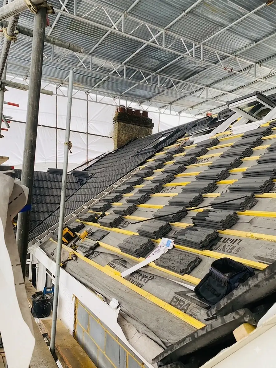Roofing project in Bromley